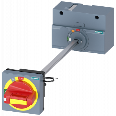 Door mounted rotary operator emerg. off IEC IP65 with door interlock illum. kit.. 3VA92570FK27