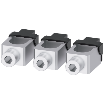 Wire connector, 3 units, accessories for: 3VA2 100/160/250.. 3VA92630JB12