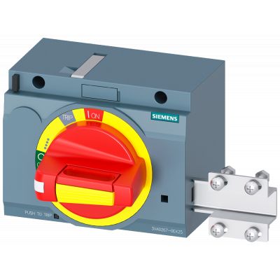 Front rotary operator emerg. off with door interlock IEC IP30/40, accessories for: 3VA2 10.. 3VA92670EK25