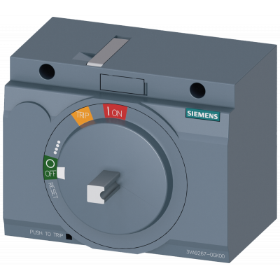 Rotary operating mechanism with shaft stub for RETROFIT 8UC, accessory for: 3VA2 100/160/250. 3VA92670GK00