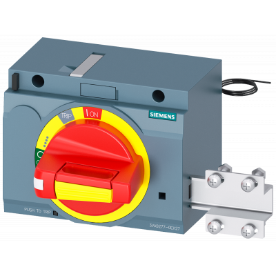 Front rotary operator emerg. off with door interlock IEC IP30/40 illumination kit 24V.. 3VA92770EK27