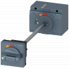 Door mounted rotary operator standard IEC IP65 with door interlock, accessories for: 3V.. 3VA92770FK21