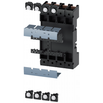 Plug-in unit, complete kit, accessories for: Circuit breakers, 4-pole 3VA6 400.. 3VA93440KP00