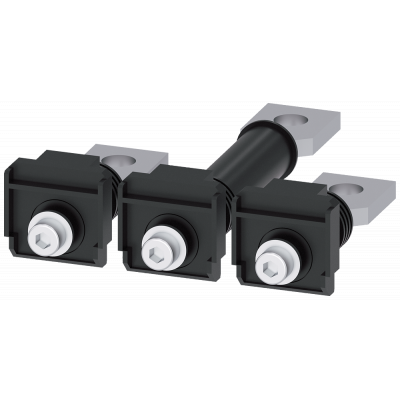 Rear connection stud flat, 3 units, accessories for: 3VA6 400/600.. 3VA94730QE00