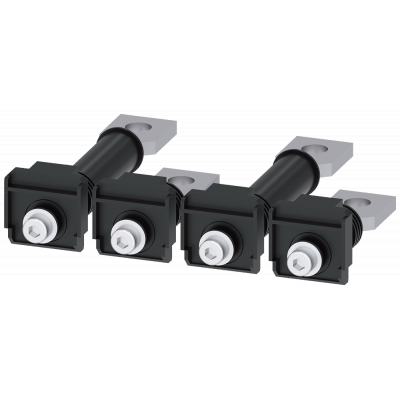 Rear connection stud flat, 4 units, accessories for: 3VA6 400/600.. 3VA94740QE00