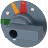 Supplementary handle for door mounted rotary operator standard accessory for: 3VA2 250.. 3VA94870GC01