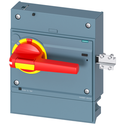 Front rotary operator emerg. off with door interlock IEC IP30/40, accessories for: 3VA1/2 .. 3VA96870EK25