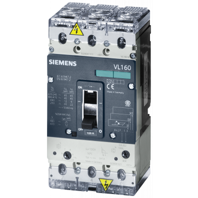 АВТ. ВЫКЛЮЧАТЕЛЬ VL 1600L БЕЗ РАСЦЕПИТЕЛЯ ОЧ. ВЫСОК.ОТКЛ. СПОС. ICU=100KA / 415 V AC 4 ПОЛ. IN= < 1600A, RATED CURRENT WITHOUT AUXILIARY РАСЦЕПИТЕЛЬ. 3VL87163AA400AA0
