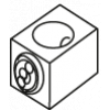 АКСЕССУАР ДЛЯ VL160X, CIRCULAR COND. TERMINAL COMPRISES 3 CIRC. CONDUCTOR TERMINALS AND TERMINAL COVER 3-ПОЛ.. 3VL91154TD30