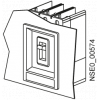 ПРИНАДЛЕЖНОСТЬ ДЛЯ VL160X, VL160, VL250 ЗАКРЫВАЮЩАЯ РАМКА IP30 ДЛЯ АВТОМАТИЧЕСКОГО ВЫКЛЮЧАТЕЛЯ СТАЦИОНАРНОЕ/ВТЫЧНОЕ ИСПОЛНЕНИЕ. 3VL93008BC00