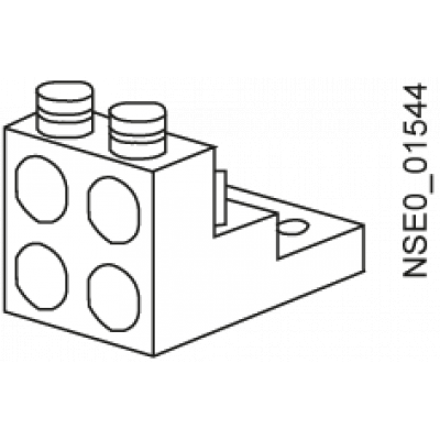 АКСЕССУАР ДЛЯ VL1600UL, (PG-FRAME) MULTI-INFEED TERMINAL ДЛЯ CU/AL ДЛЯ 6 CONDUCTORS PER TERMINAL 1 SET = 3 UNITS. 3VL98754TK31