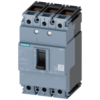 Circuit breaker 3VM1 IEC Frame 100 breaking capacity class B Icu=16kA @ 415 V 3-pole.. 3VM10102ED320AA0