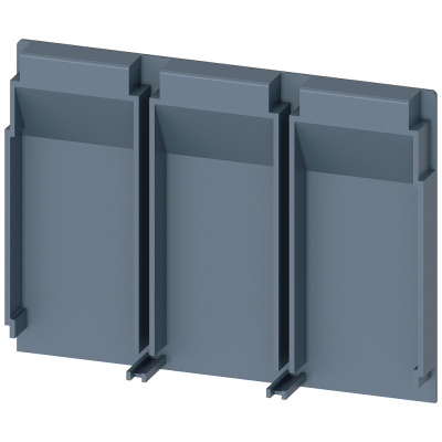 Insulating plate extended, 3-pole, 1 unit, accessories for: 3VM 100/160.. 3VM91110WJ30