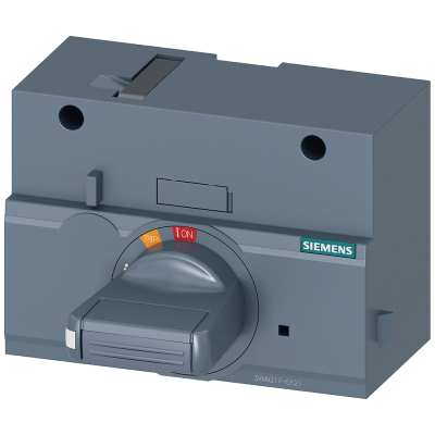 Front rotary operator standard with door interlock IEC IP30/40, accessories for: 3VM 25.. 3VM92170EK21