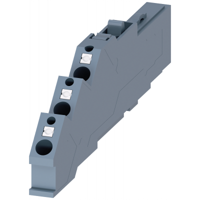 auxiliary supply connector for circuit breakers or guide frames, push-in accessory for circuit breaker 3WL10 / 3VA27. 3VW90110AB11