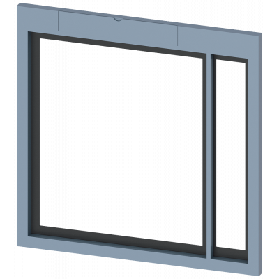 door sealing frame IP30 for withdr. circuit breakers for installing in cabinet door accessory for circuit breaker 3WL10 / 3VA27 (SE). 3VW90110AP02