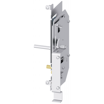 locking mech to prevent opening in the cabinet door in ON pos. direct  on modified side panel or support of f.m. circ. br. accessory for circuit break. 3VW90110BB10