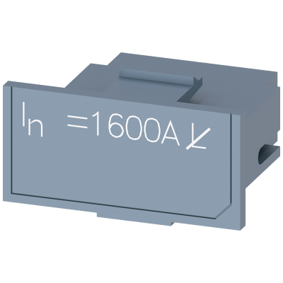 rating plug 1600A L off overload protection L = OFF only MCCB accessory for circuit breaker 3VA27. 3VW90110LF61