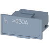 rating plug 630A RC f. ext. residual current msrmnt via summation current transf. MF Advanced required accessory for circuit breaker 3WL10 / 3VA27. 3VW90110RC55