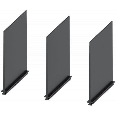 phase barriers H=100mm for 4-pole, 6 units for fixed-mounted circ. breaker Ue > 440V accessory for circuit breaker 3WL10 / 3VA27. 3VW97240WA10