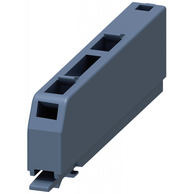 Terminal, removable, 2-pole, push-in terminals up to 2x2.5 mm2 or 1x4 mm2. 3ZY11222BA00