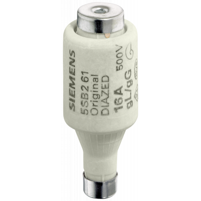 DIAZED fuse link 500 V for cable and line protection gG, size DII. 5SB211