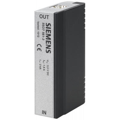 Overvoltage protection for Ethernet interfaces up to 10 Gbit/s, including POE. 5SD75813