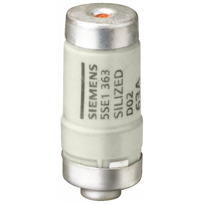 SILIZED fuse link 400 V gR, semiconductor protection size D02 20 A. 5SE1320