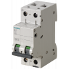 Miniature circuit breaker 400 V 10 kA, 2-pole, B, 1 A. 5SL42016