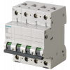 Miniature circuit breaker 400 V 6 kA, 3+N-pole, C, 1.6 A. 5SL66157