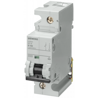 Miniature circuit breaker, 230/400 V, Icn: 10 kA, 1P, B-Char, In: 80 A. 5SP41806