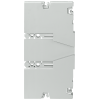 End plate for terminal cover for snapping onto standard mounting rail. 5ST2134