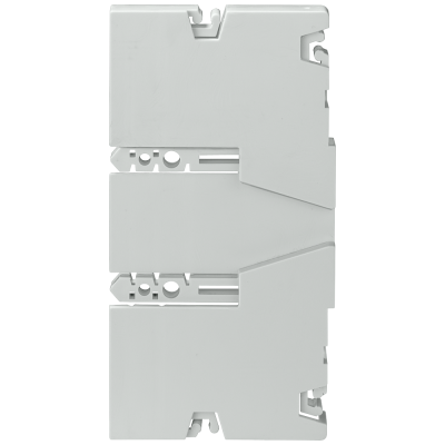 End plate for terminal cover for snapping onto standard mounting rail. 5ST2134