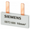 Pin busbar, 10 mm² connection: 2 x 1-phase safe to touch. 5ST3600