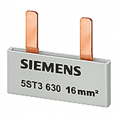 Pin busbar, 16 mm² connection: 12 x 1-phase safe to touch. 5ST3632