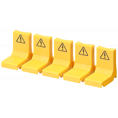 Touch protection yellow for terminals for pin busbars acc. to UL 508. 5ST36550HG