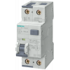 RCBO, 10 kA, 1P+N, type A, 10 mA, C-char, In: 6 A, Un AC: 230 V. 5SU11547KK06