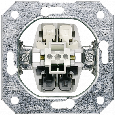 DELTA switch insert FM, ON/OFF switch 10 A 250 V. 5TA2156