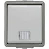 DELTA flaeche IP44, surface-m. dark gray/light gray OFF switch with pilot light, 10 A 250 V with .. 5TA4700