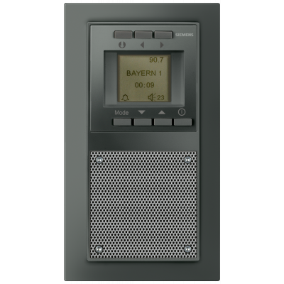 DELTA MIRO FM-РАДИОПРИЕМНИК, ЧЕРНЫЙ МЕТАЛЛИК. 5TC1062