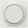 DELTA i-system, titanium white cover plate for dimmers with rotary knob 55x 55 mm. 5TC8900