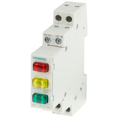 Traffic light signaling device 3 x LED, 230 V red/yellow/green. 5TE5803