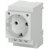 SCHUKO socket outlet 16 A acc. to DIN VDE 0620 for installation in distribution boards. 5TE6800