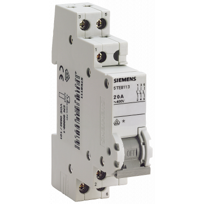 Off switch 20 A 3 NO. 5TE8113