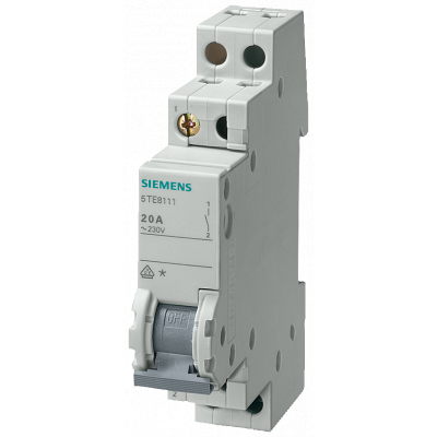 Off switch 20 A 3 NO+N. 5TE8114