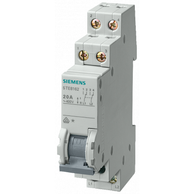 Two-way switch 20 A 2 W. 5TE8162