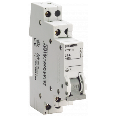 Off switch 32 A 2 NO terminal 6 mm2. 5TE8212