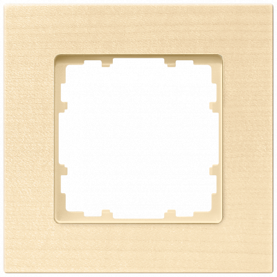 DELTA miro frame 1x real wood, type of wood maple, dimensions 90x 90 mm. 5TG11013