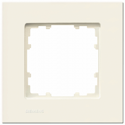 DELTA miro frame 1x dimensions 90x 90 mm electrical white. 5TG11113