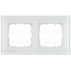 DELTA miro glass frame 2x real glass white 161x 90 mm. 5TG12021